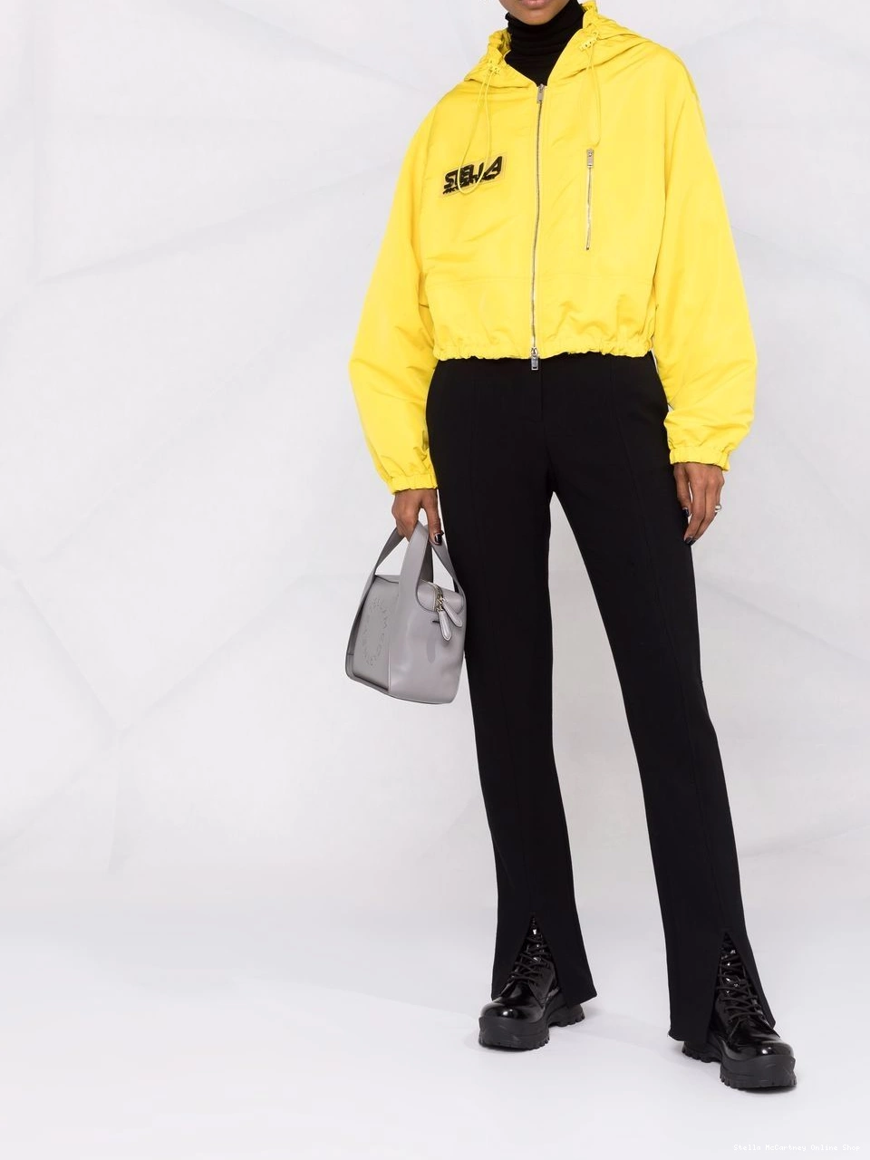 Cheap Women jacket logo-patch McCartney hooded Stella 0815